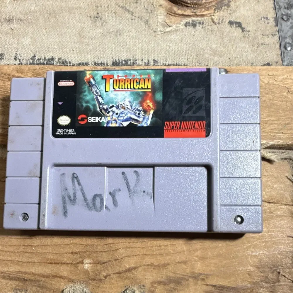 Seika Super Turrican (Nintendo SNES) Turrican Series Game Cartridge NTSC-U/C